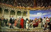 Hippolyte Delaroche section 3 of the Hemicycle Sweden oil painting artist